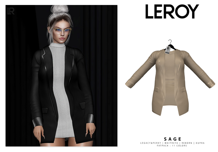 LEROY - Sage Coat - Tan