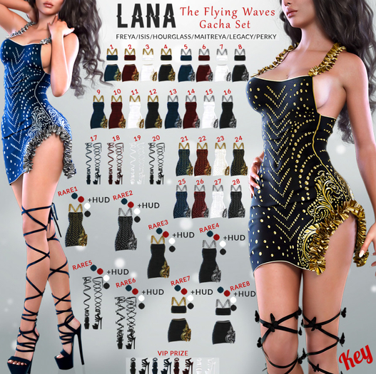 #LANA // The Flying Waves Dress -12- Maitreya