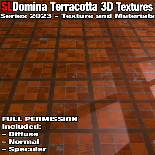 [FP] SLDomina Terracotta Floor Materials and Texture FULL PERMISSION 