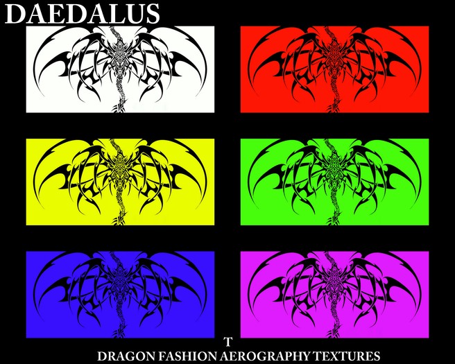 dragon aerography t textures