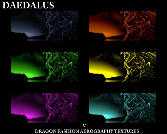 dragon aerography v textures