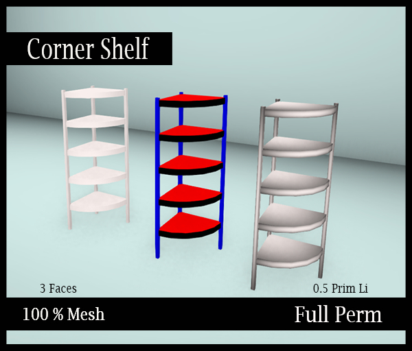 [BB] Mesh- Full Perm- Corner Shelf