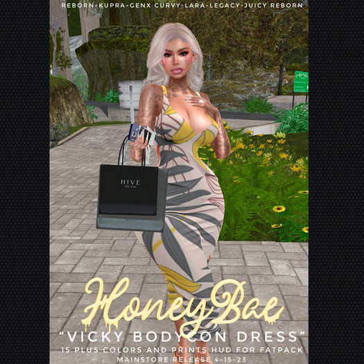 VICKY BODYCON DRESS .FATPACK