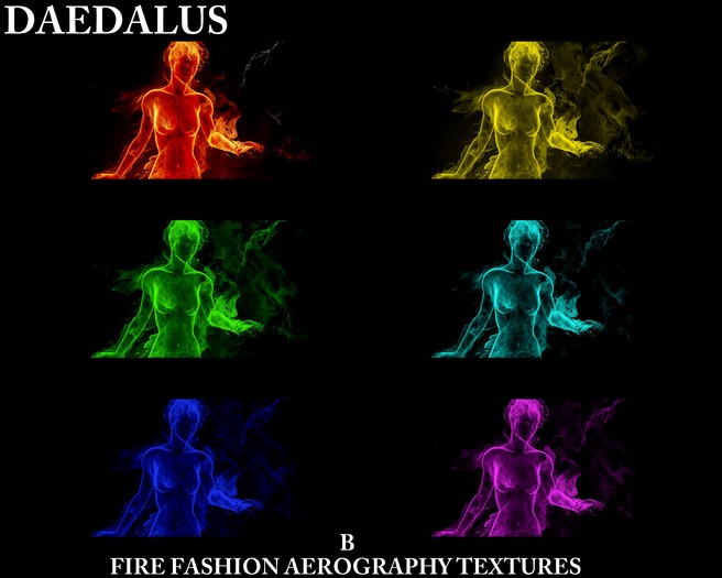 fire aerography b textures