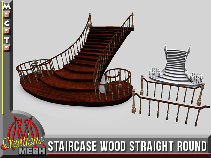 Staircase|Wooden Staircase Straight Round, grand stairs