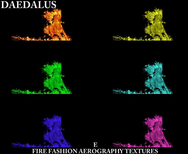 fire aerography e textures