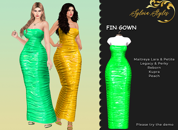 Fin Gown Light Green