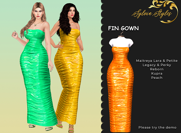 Fin Gown Orange
