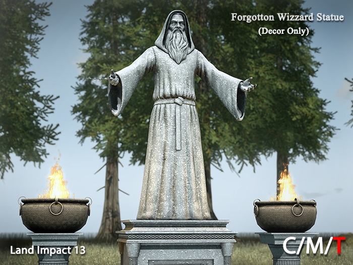"Killer's" Forgotten Wizard Statue (Decor Only)
