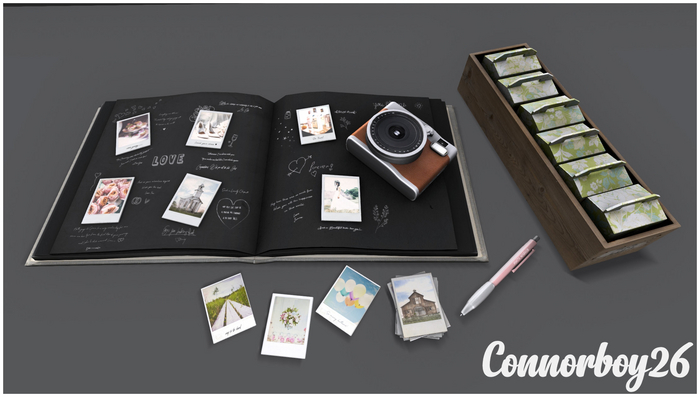 14 ionic : Polaroid Guestbook wedding decor