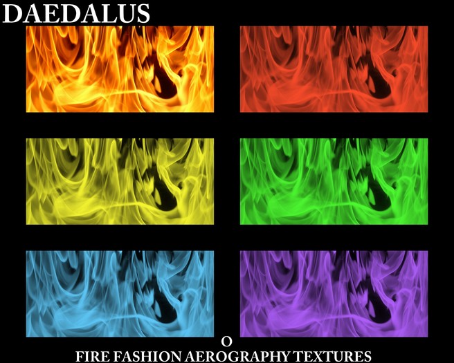 fire aerography o textures
