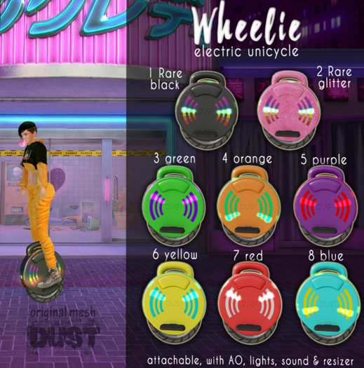 7 DUST: Electric unicycle red