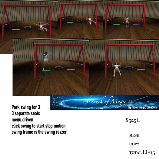 Park swing for 3-Box LI=15