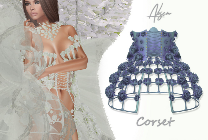 EXC-259 VANILLA ROSE Corset