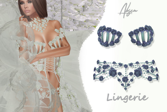 EXC-258 VANILLA ROSE Lingerie
