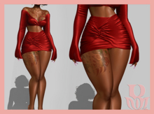 Rosary. Sydney . Skirt Red