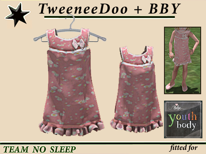 Dress TweeneeDoo + BBY rosa