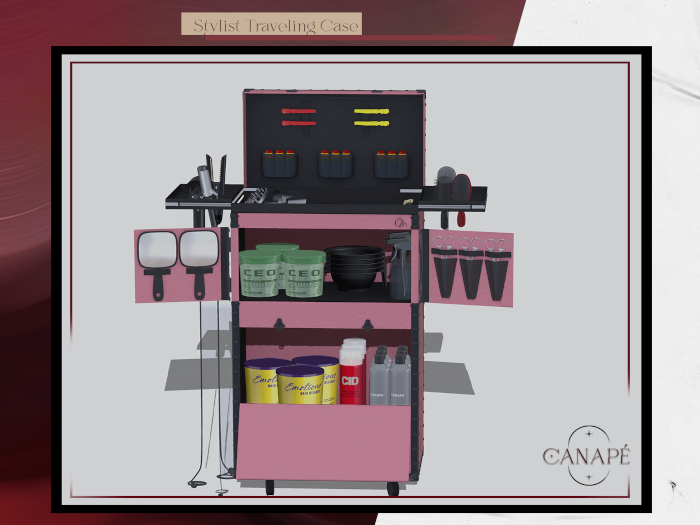 [Canape] Stylist Traveling Case Pink