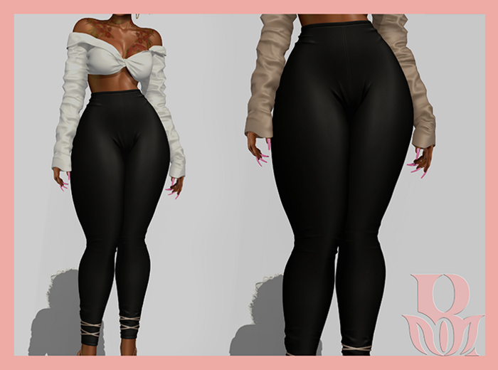 Rosary. Amara . Pants Black