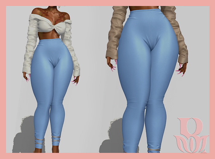 Rosary. Amara . Pants Light Blue