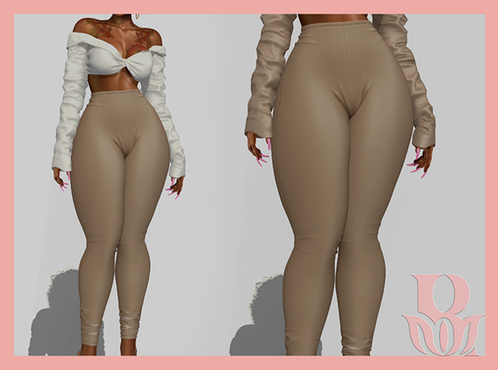 Rosary. Amara . Pants Tan