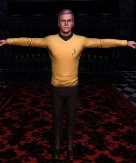 FP CaptJimmyTKurk male mesh avatar