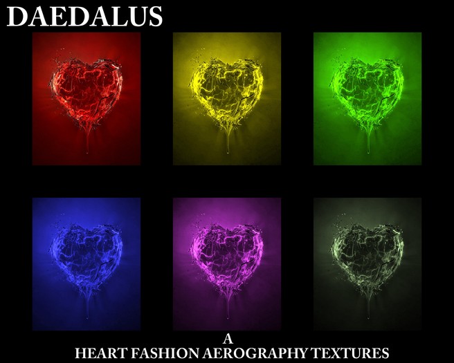 heart aerography a textures