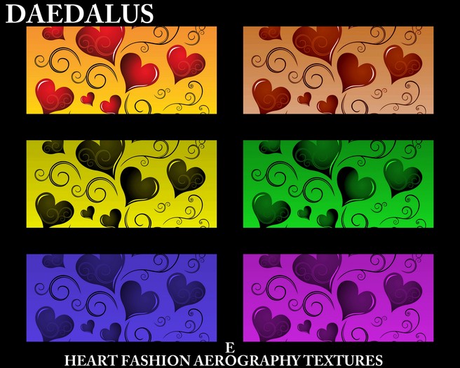 heart aerography e textures