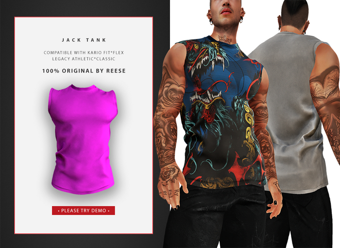 <By Reese>Jack Tank KARIO FIT/FLEX LEG ATH/CLASS Intenss