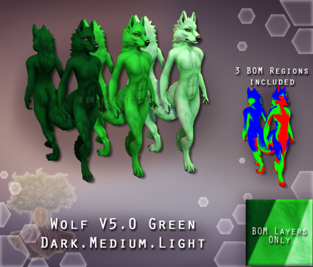 [KZK] - Wolf v5.2 BOM Layers - Greens