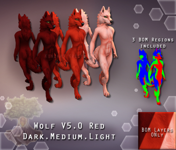 [KZK] - Wolf v5.2 BOM Layers - Reds