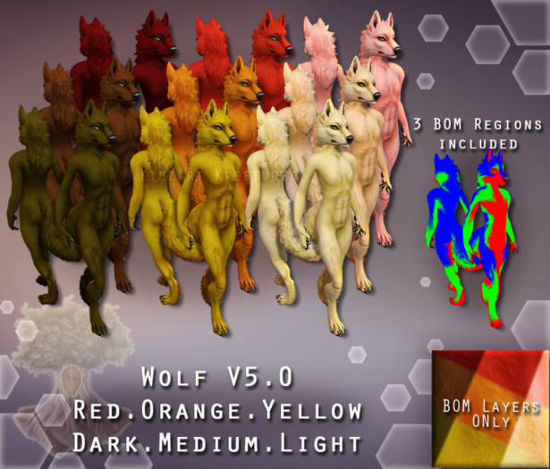 [KZK] - Wolf v5.2 BOM Layers - Reds, Oranges, Yellows