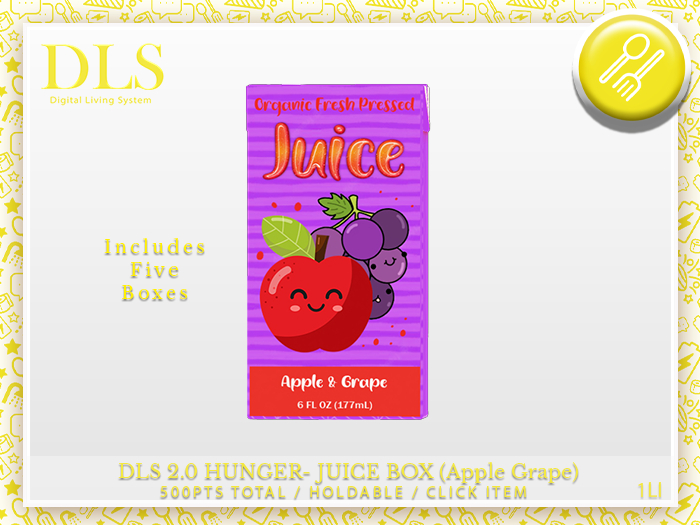 DLS Hunger 2.0 - Juice Box Pack (Apple Grape)