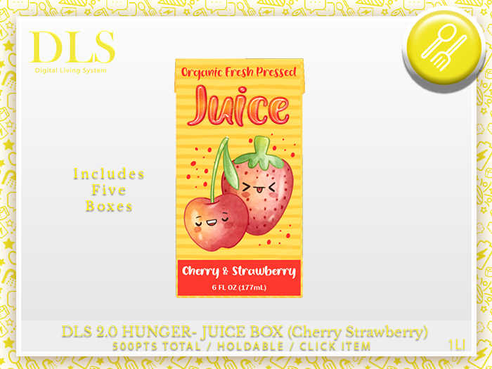 DLS Hunger 2.0 - Juice Box Pack (Cherry & Strawberry)