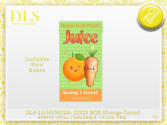 DLS Hunger 2.0 - Juice Box Pack (Orange & Carrot)