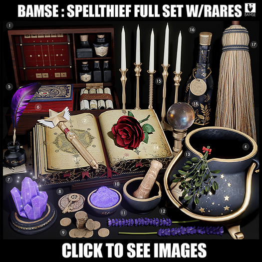 BAMSE Spellthief FULL SET W/RARES
