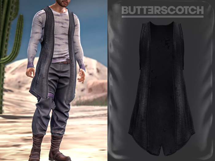 BUTTERSCOTCH . Gabriel Vest {Black}