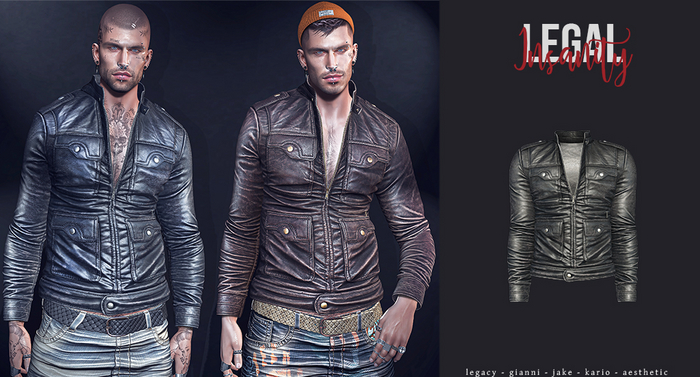 Legal Insanity - Damon leather jacket #1