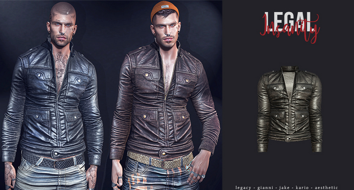 Legal Insanity - Damon leather jacket #7