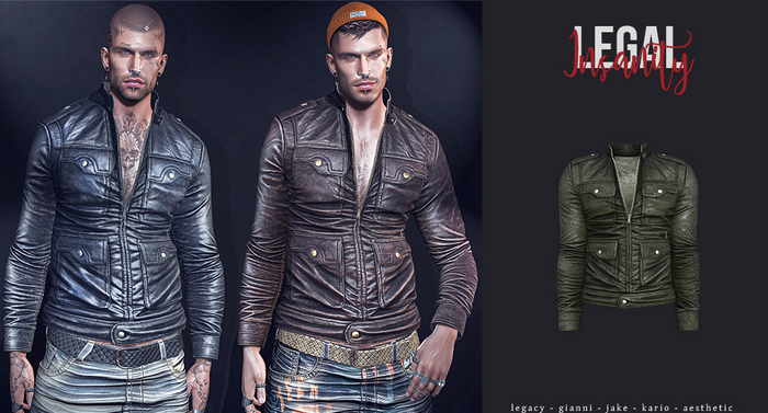 Legal Insanity - Damon leather jacket #11