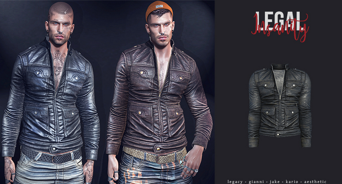 Legal Insanity - Damon leather jacket #12