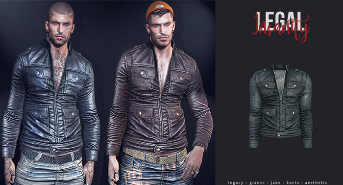 Legal Insanity - Damon leather jacket #13