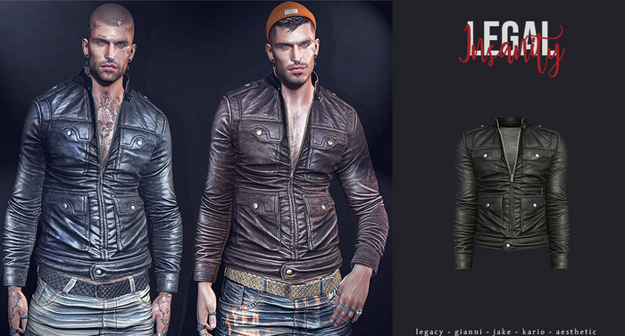 Legal Insanity - Damon leather jacket #15