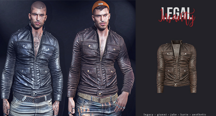 Legal Insanity - Damon leather jacket #17