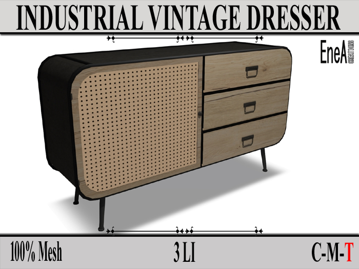 ➽ EC - Industrial Vintage Dresser
