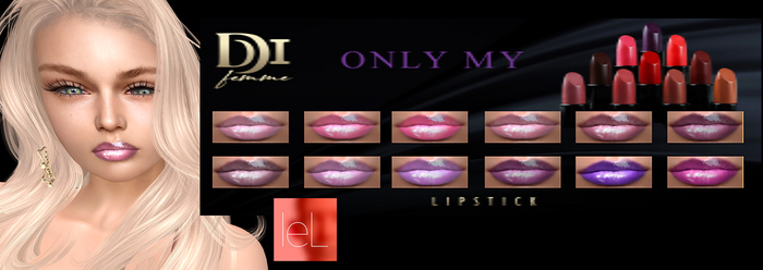 .. DI Femme .. ONLY MY- Lipstick LELUTKA