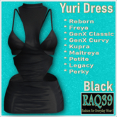 [R39] Yuri Dress-Black