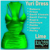 [R39] Yuri Dress-Lime