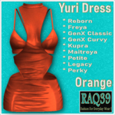 [R39] Yuri Dress-Orange