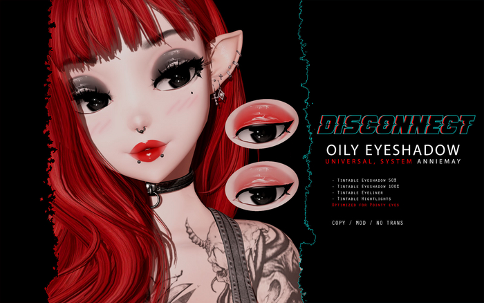-Disconnect. Oily Eyeshadow Pack